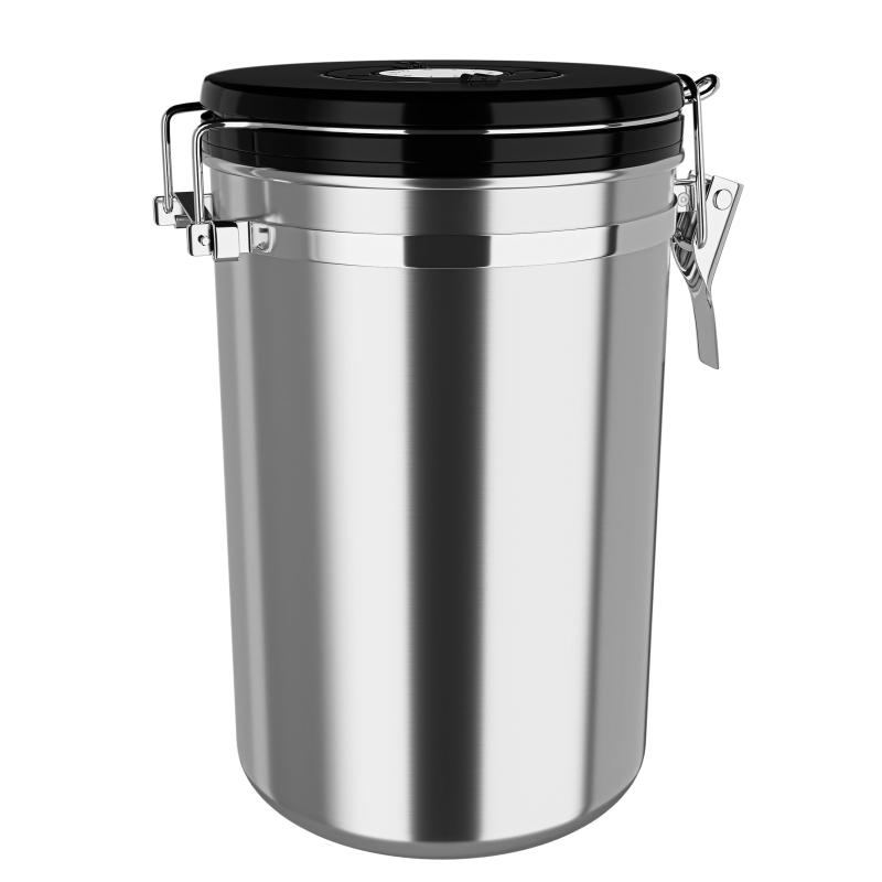 Sopresta Kaffe Beholder i Stål med Ventil - 1800 ml