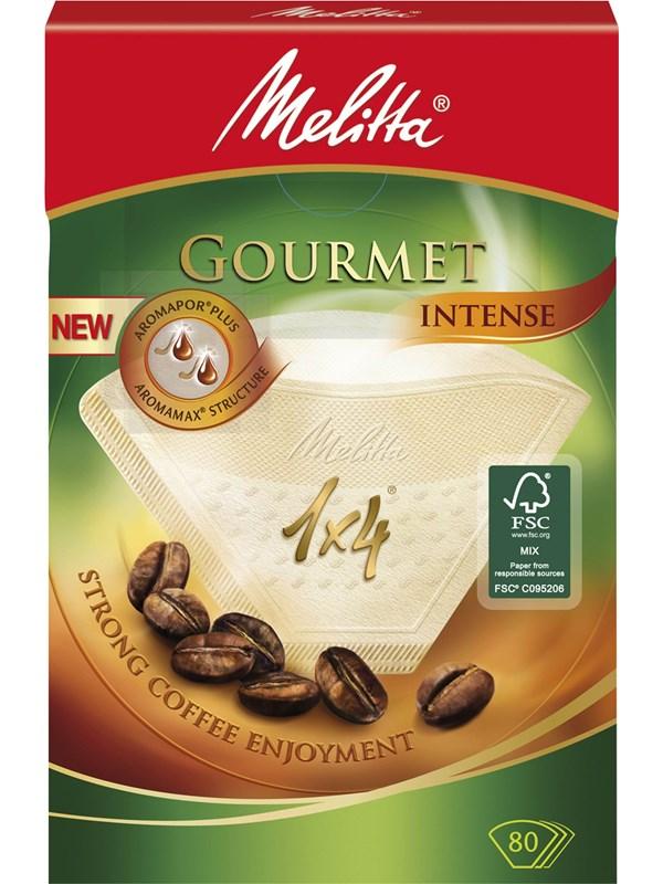 Kaffefilter Gourmet Intense Hvid – 80 stk. fra Melitta