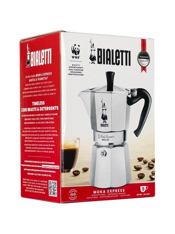 Bialetti Moka Express 9 Kopper – Uundgåelig Espresso Kande!