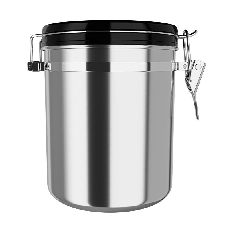 Sopresta Kaffe Beholder i Stål med Ventil 1200 ml