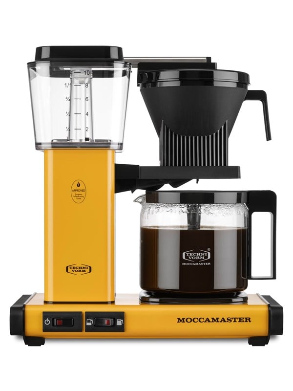 Moccamaster Optio Yellow Pepper - Kaffemaskine med 10 års garanti