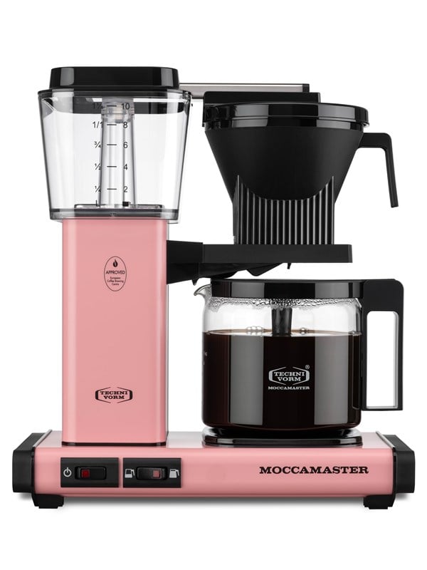 Moccamaster Optio Pink – Elegant Kaffe- og Espresso Maskine