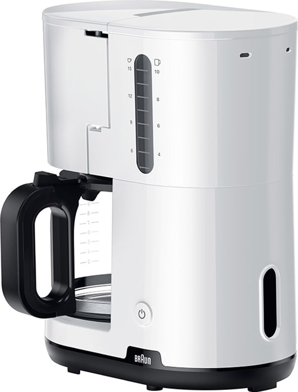 Braun Breakfast 1 Kaffemaskine KF1100BK – Hvid tilbud!