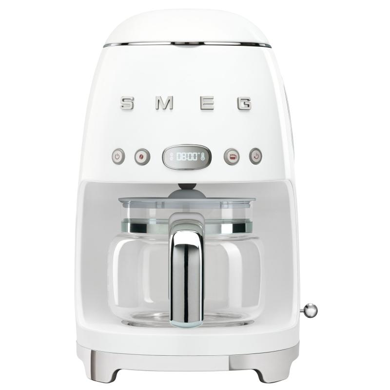 Smeg 50s Style Kaffemaskine DCF02WHEU – Fantastisk tilbud!