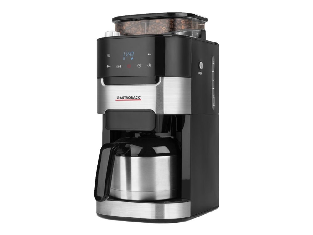 Gastroback Grind & Brew Termo Kaffemaskine – 8 Kopper