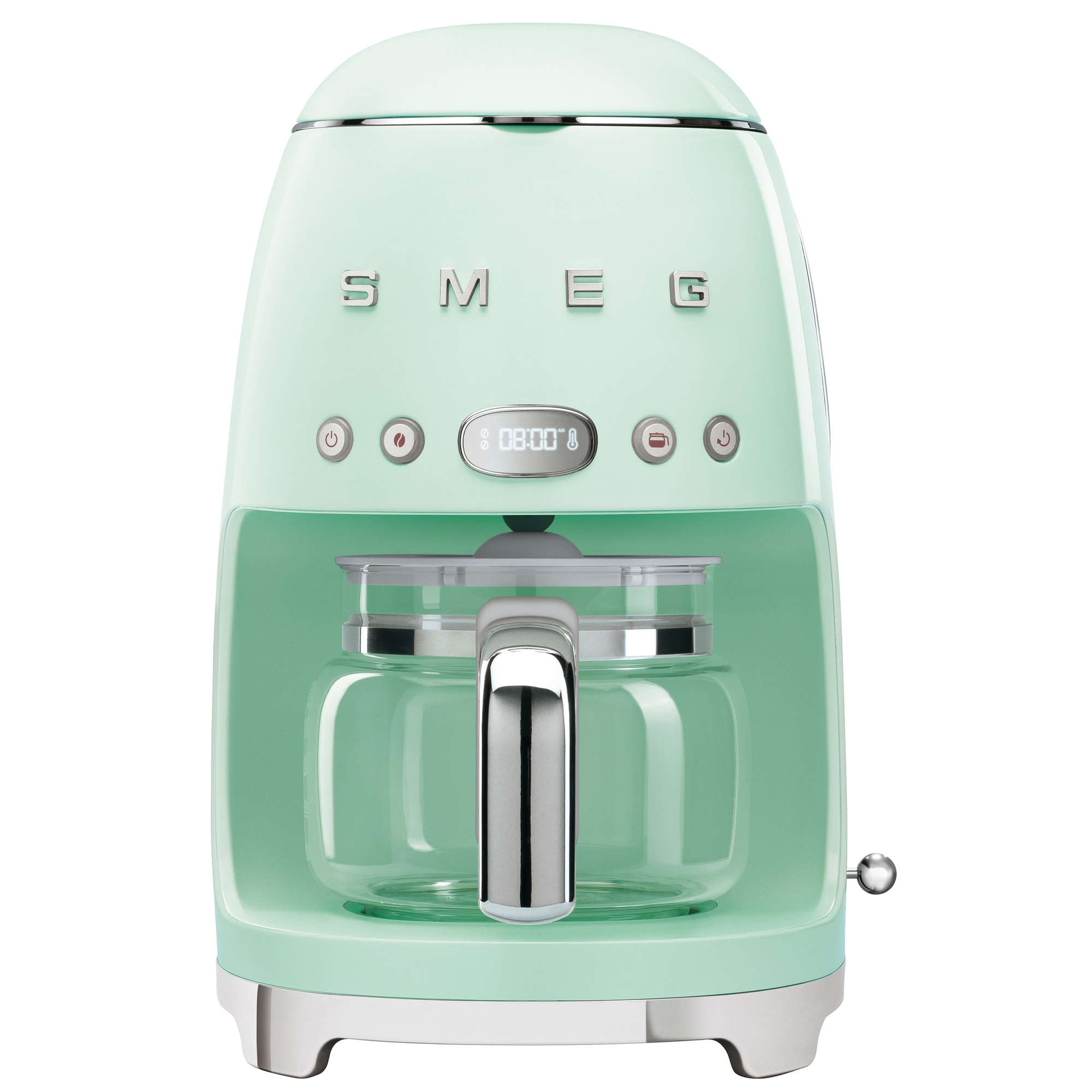 Smeg 50s Style Kaffemaskine DCF02PGEU i Pastelgrøn
