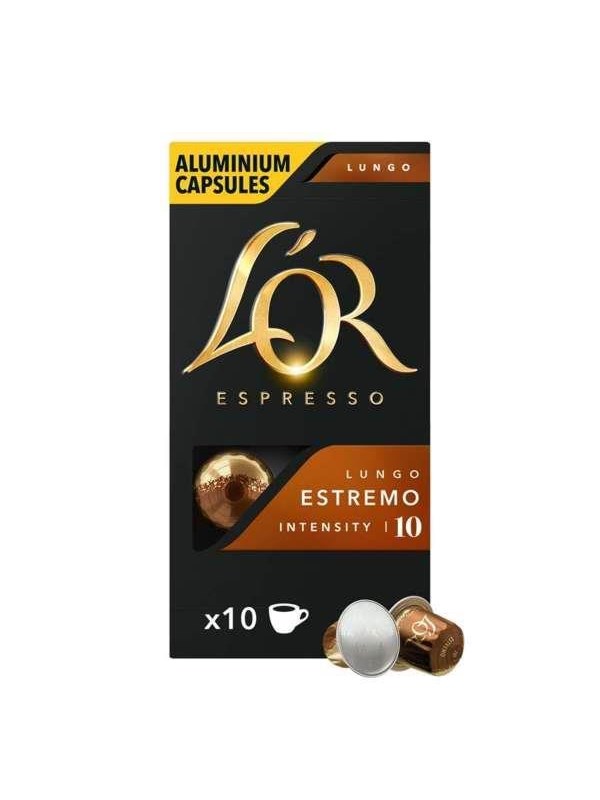 &apos; Capsules Espresso Estremo  Pcs fra L'or hos Proshop.dk 8711000360040