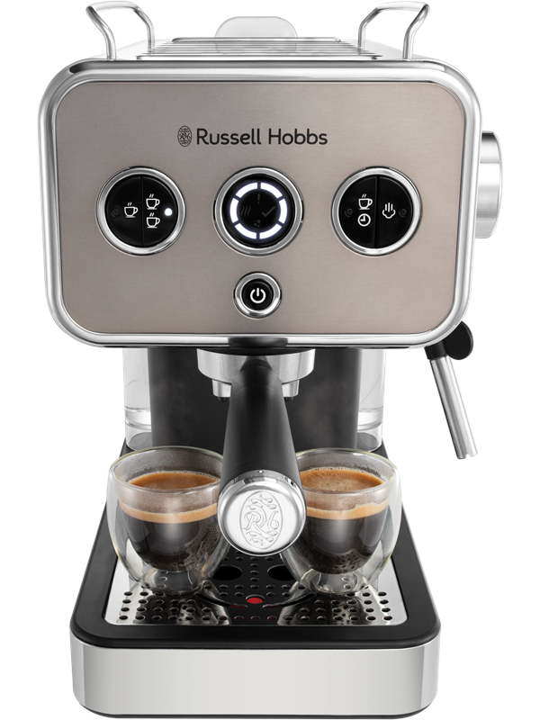 Distinctions Espresso Machine  Titanium fra Russell Hobbs hos Proshop.dk 5038061141474