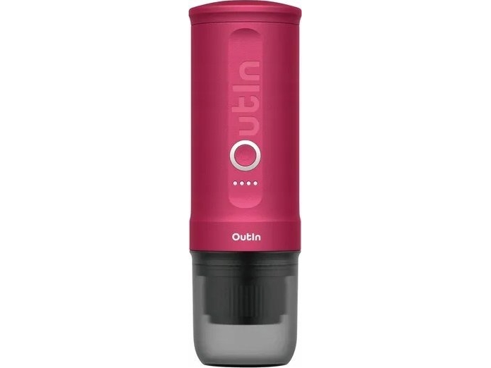 Nano Espresso Maker  ærbar Espressomaskine Crimson Red fra Outin hos Computersalg.dk 1240000016444