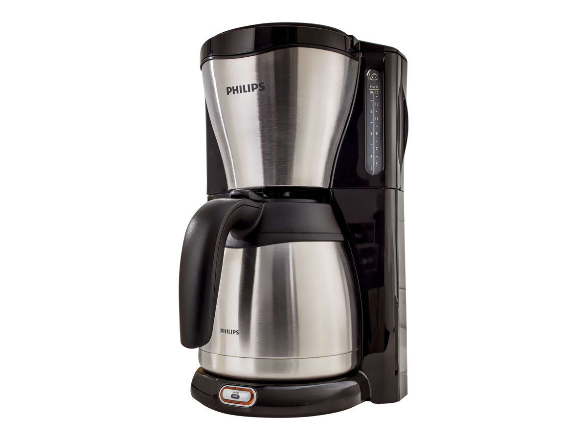 Café Gaia Collection Kaffemaskine Metal Med Termokande, Filter Kaffemaskine, , , Malet Kaffe, , Sort fra Philips hos Computersalg.dk 8710103727125