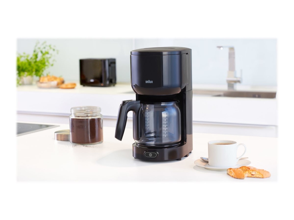 , å Kaffemaskine, Malet Kaffe, , Sort fra Braun hos Computersalg.dk 8021098320148