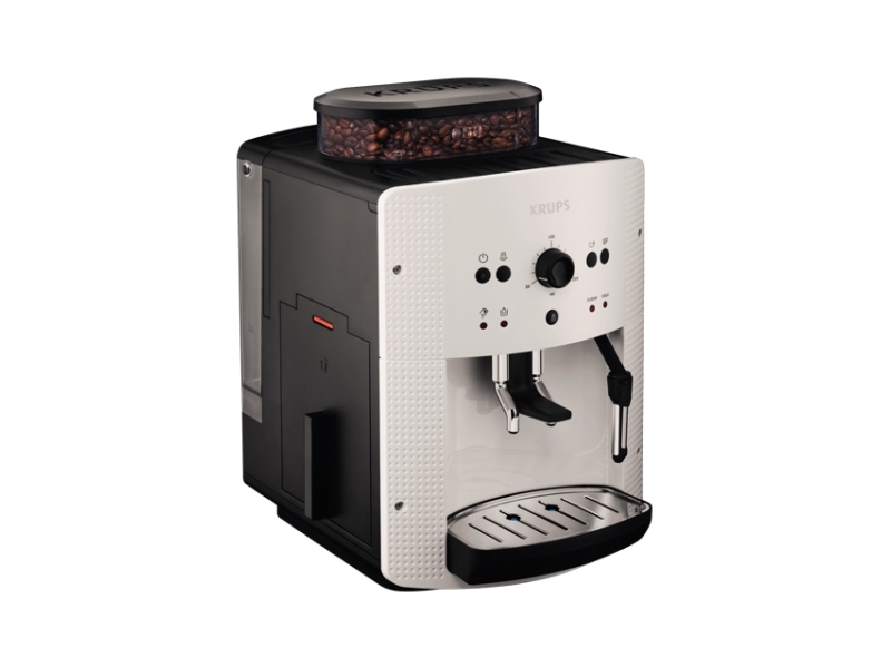 , Espressomaskine, , , Kaffebønner, Indbygget æ, , Hvid fra Krups hos Computersalg.dk 0010942218494