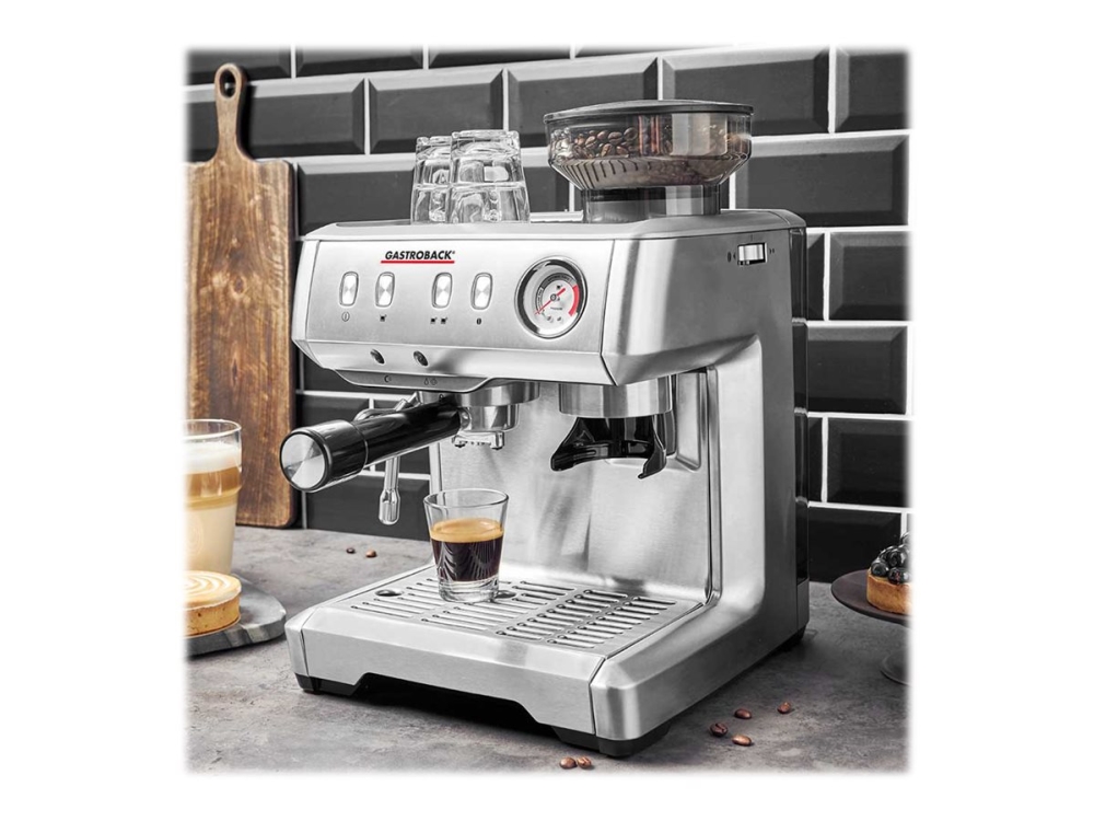 Design Espresso Advanced Barista  Kaffemaskine Med ælkeskummer  Bar fra Gastroback hos Computersalg.dk 4016432426192