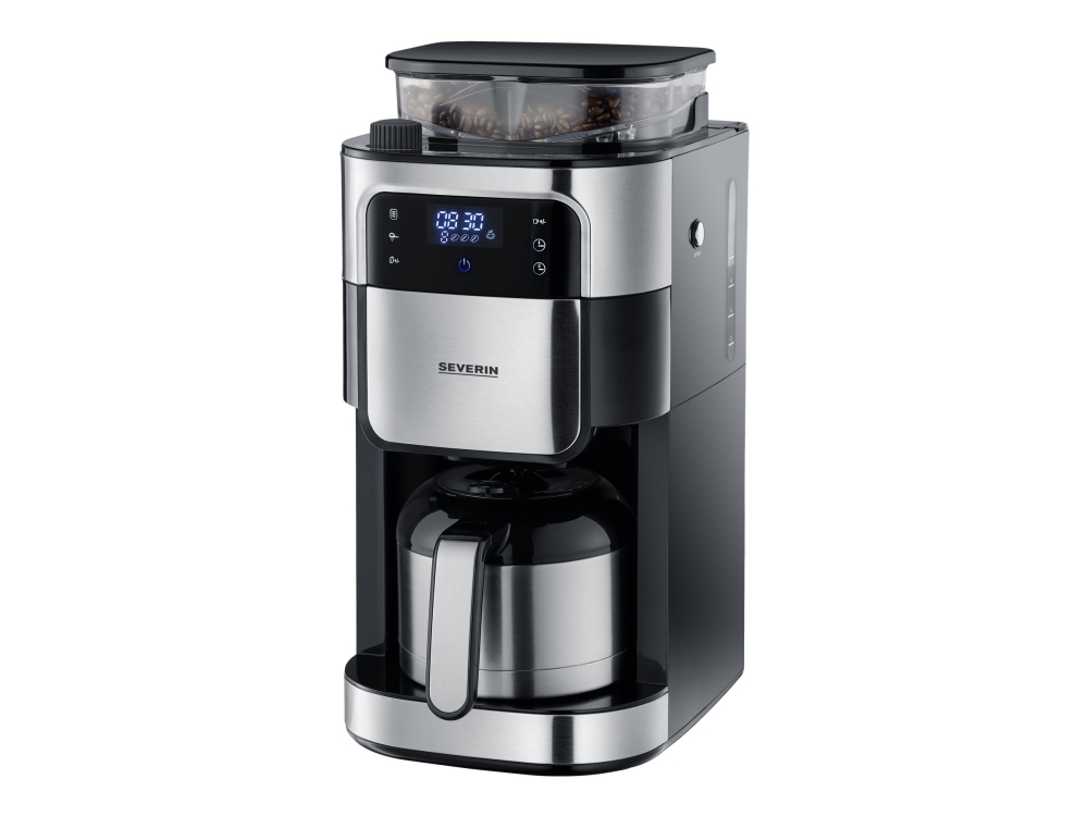 Kaffemaskine  Kopper  ørstet Rustfrit å Sort fra Severin hos Computersalg.dk 4008146033667