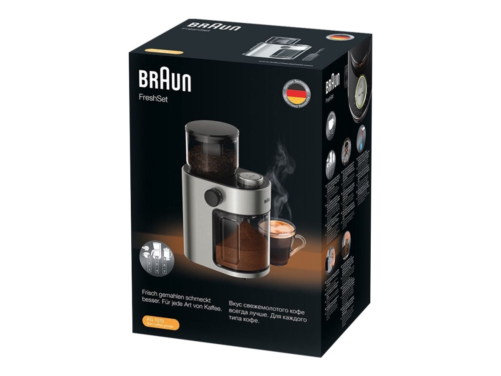 Freshset   Kaffemølle    Inox fra Braun hos Computersalg.dk 8021098320063
