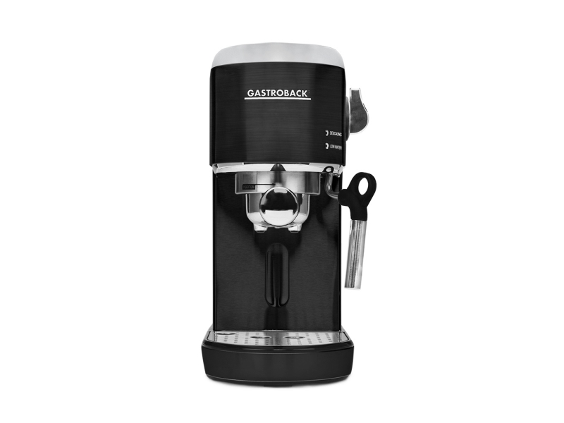 Design Espresso Piccolo, Espressomaskine, , , Malet Kaffe, , Sort fra Gastroback hos Computersalg.dk 4016432427182
