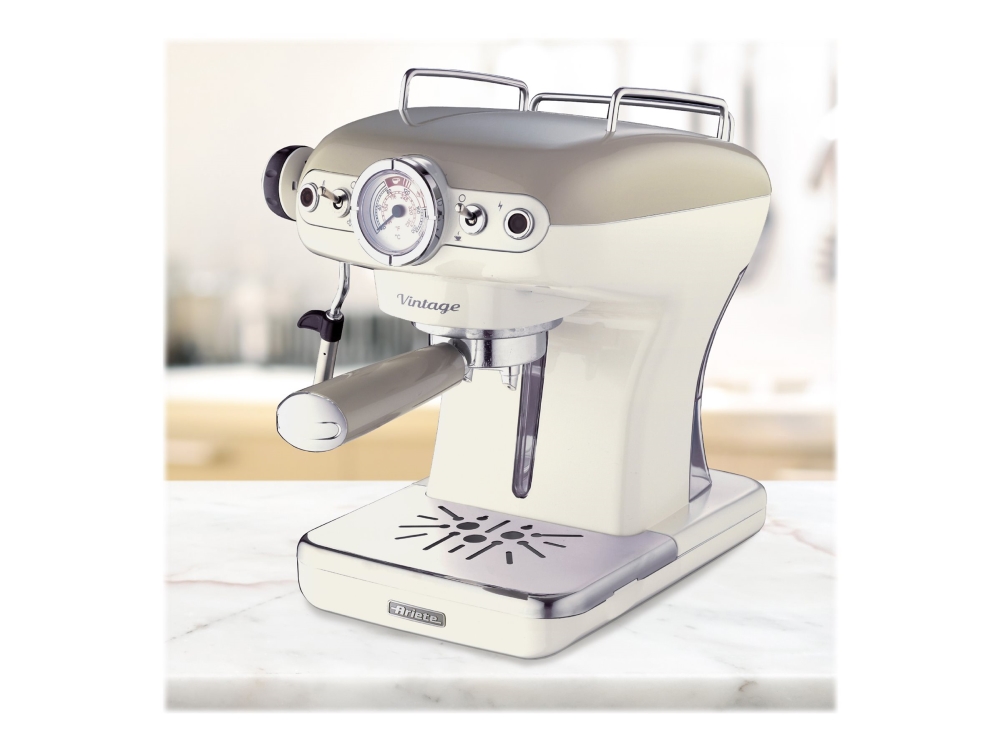 Vintage  Kaffemaskine Med ælkeskummer  Bar  Beige fra Ariete hos Computersalg.dk 8003705113923