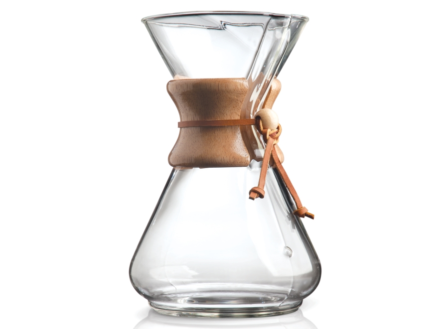 , , , Glas, æder, æ, Brun, Transparent, , , fra Chemex hos Computersalg.dk 0028068001036