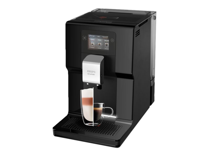 Krups Intuition Preference  Automatisk Kaffemaskine  Bar  Sort fra Seb hos Computersalg.dk 3016661159473