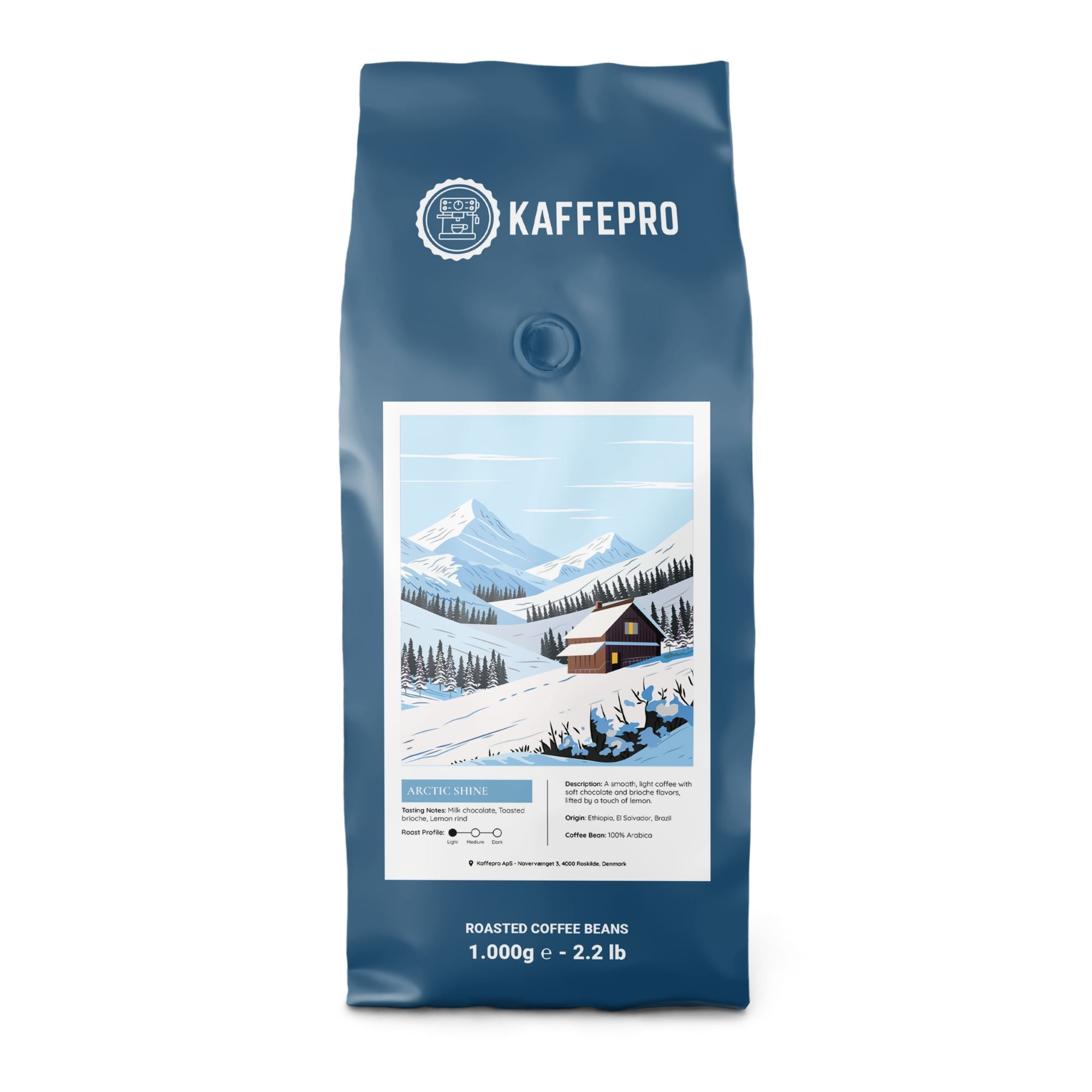 Arctic Shine  Kaffebønner fra Kaffepro hos Kaffepro.dk 5744004230395