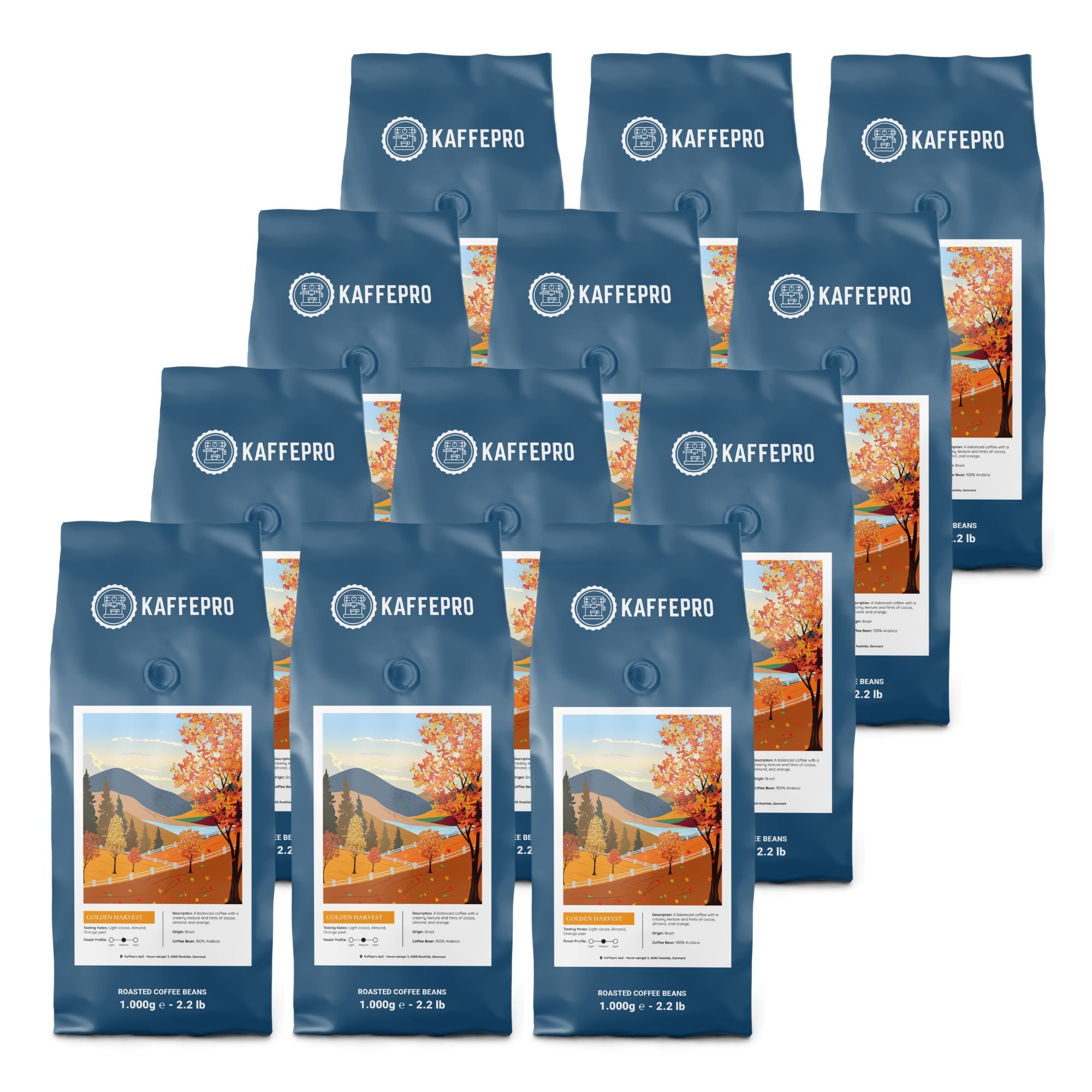 Golden Harvest  Kaffepakke:  Kaffebønner fra Kaffepro hos Kaffepro.dk 5744004230357