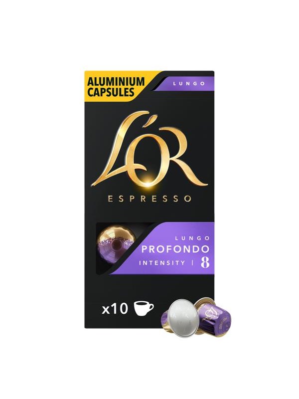 &apos; Capsules Lungo Profondo  Pcs fra L'or hos Proshop.dk 8711000360569