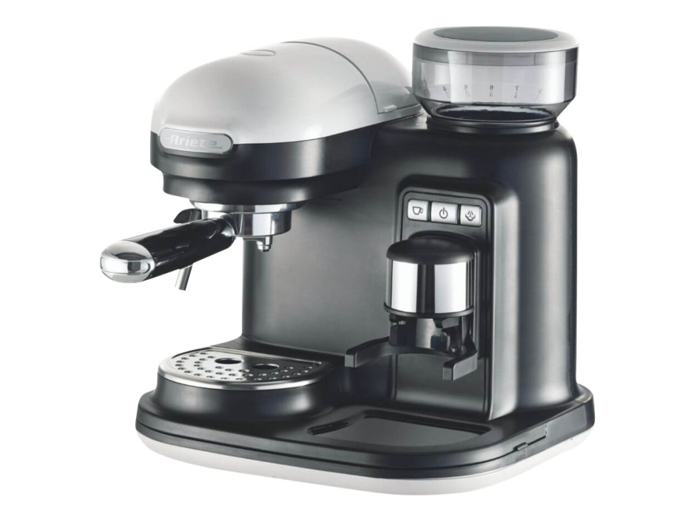 , Espressomaskine, , , Kaffebønner, Malet Kaffe, Indbygget æ, , Sort, Hvid fra Ariete hos Computersalg.dk 8003705118737