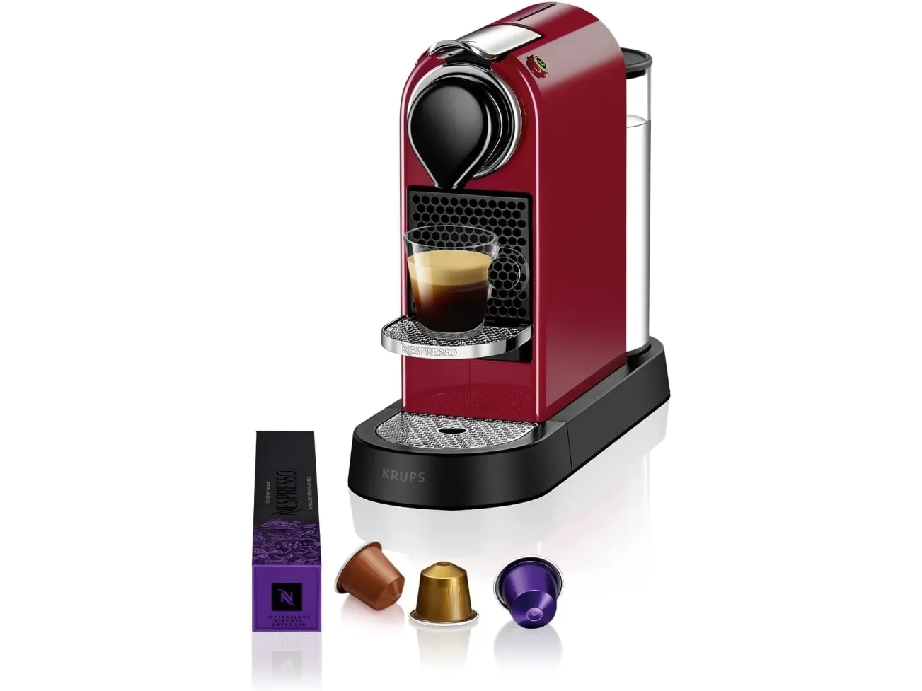 Krups Nespresso Citiz  Kaffemaskine  Bar  Kir æø fra Seb hos Computersalg.dk 3016661155321