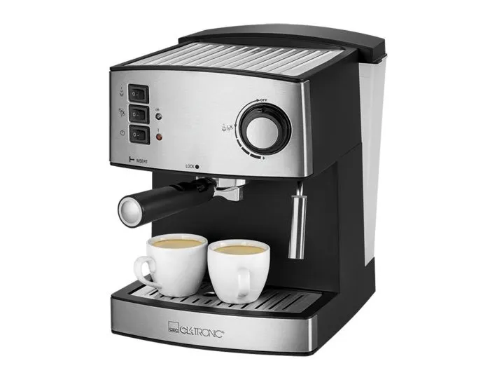 Kaffemaskine Med ælkeskummer  Bar  Rustfrit å fra Clatronic hos Computersalg.dk 4006160633382
