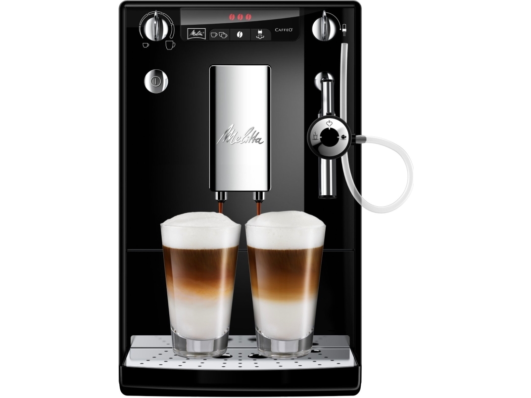 , Espressomaskine, , , Kaffebønner, Indbygget æ, Sort fra Melitta hos Computersalg.dk 4006508208128