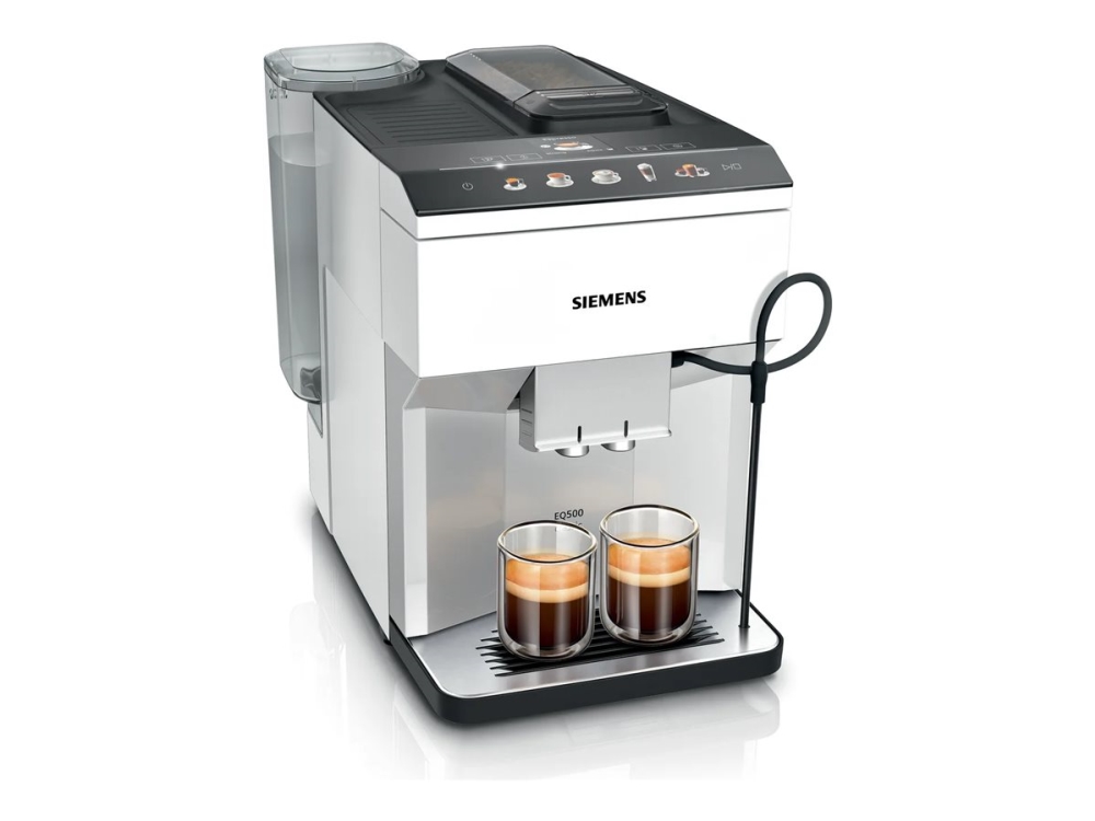 . Classic Tpr  Automatisk Kaffemaskine Med ælkeskummer  Bar  Hvid Lys ø fra Siemens hos Computersalg.dk 4242003927861