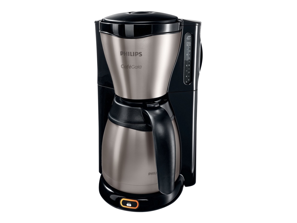 Café Gaia  Kaffemaskine  Kopper  Metal Sort fra Philips hos Computersalg.dk 8710103879978