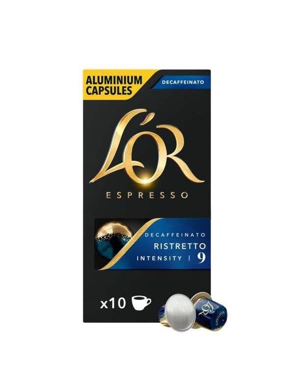&apos; Capsules Ristretto Decaffeinata  Pcs fra L'or hos Proshop.dk 8711000413371
