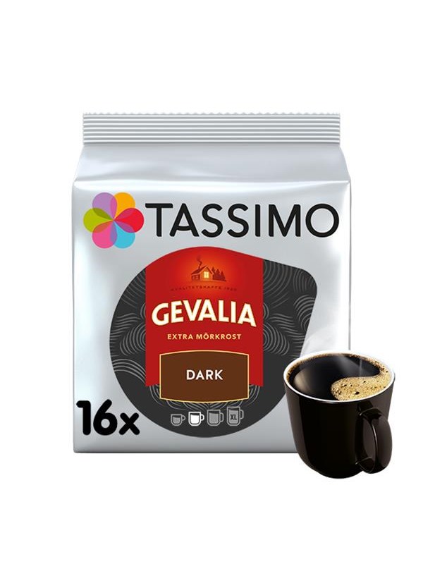 Pods Gevalia Dark Roast  Pcs fra Tassimo hos Proshop.dk 8711000501429